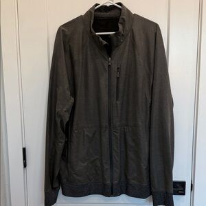 lululemon athletica Men's Dark Gray Rain Jacket